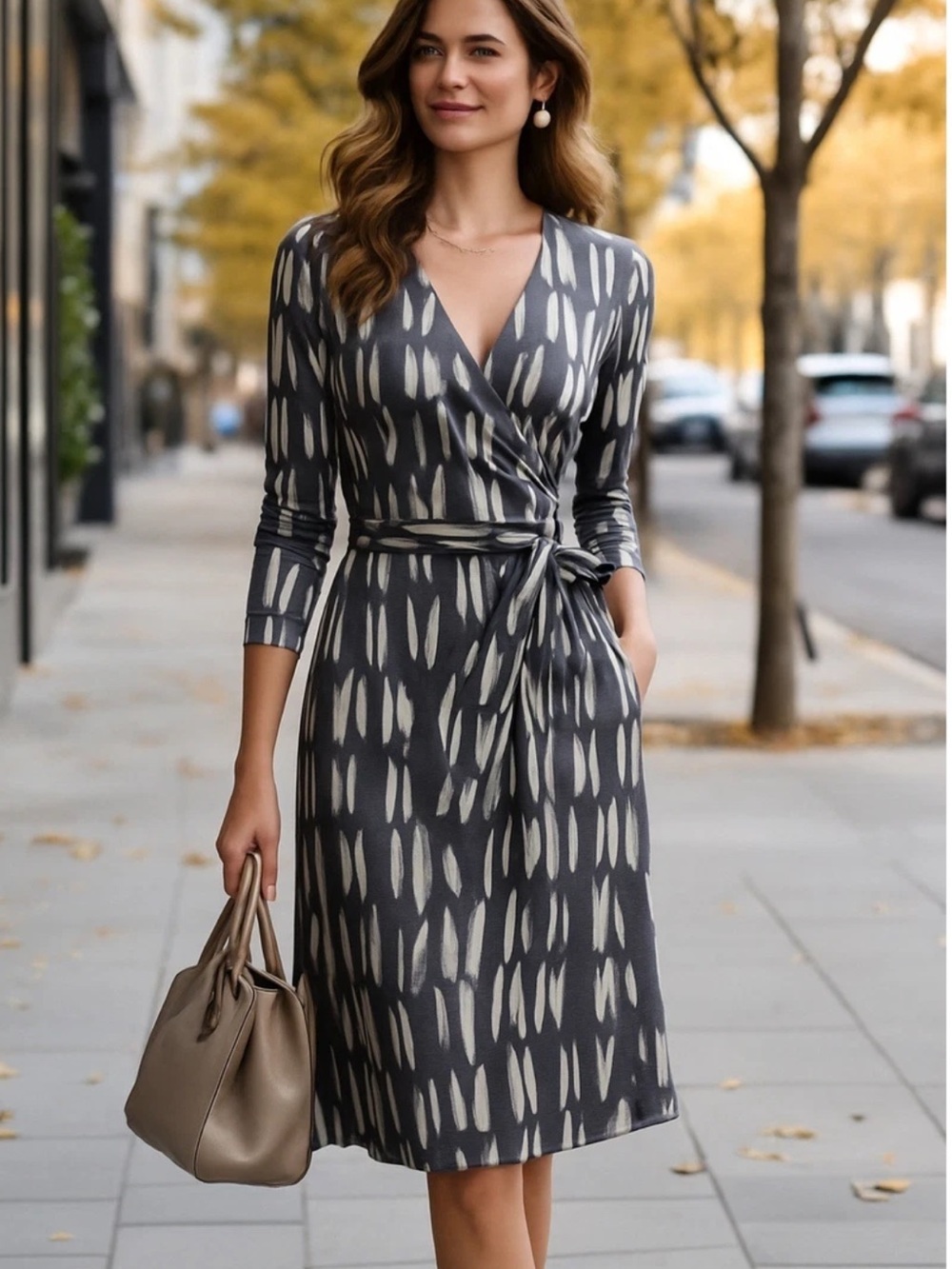 Boden Wrap top Dress